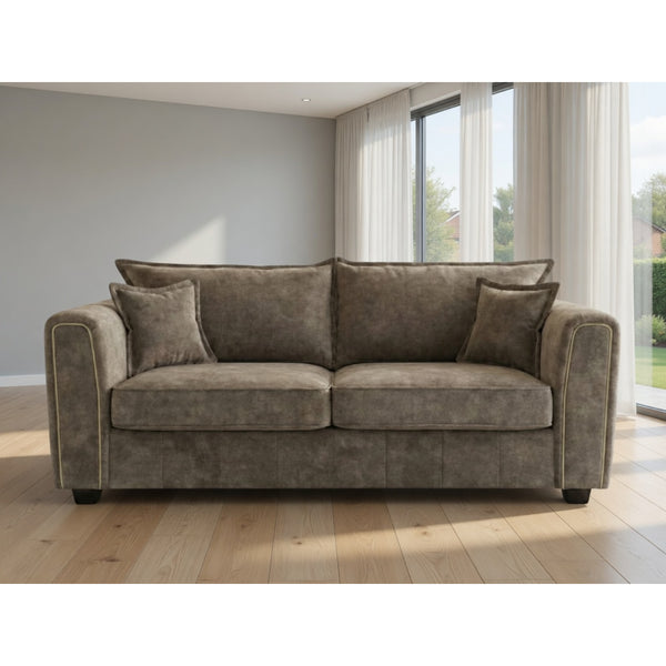 Serena 3 Seater Sofa in Brown