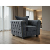 Serena Armchair Sofa in Black