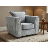 Serena Sofa Armchair In Grey
