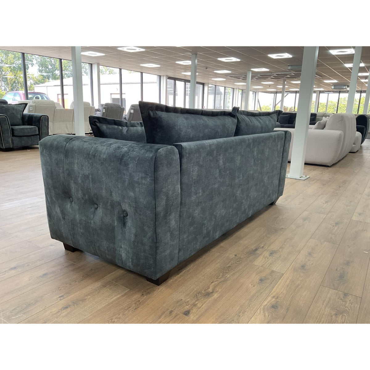 Serena 2 Seater Sofa in  Black