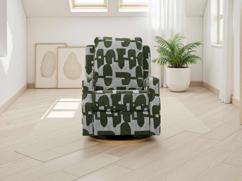 Seville Electric Reclining Chair In Green
