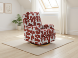 Seville Electric Reclining Chair In  Red