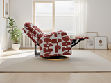 Seville Electric Reclining Chair In  Red