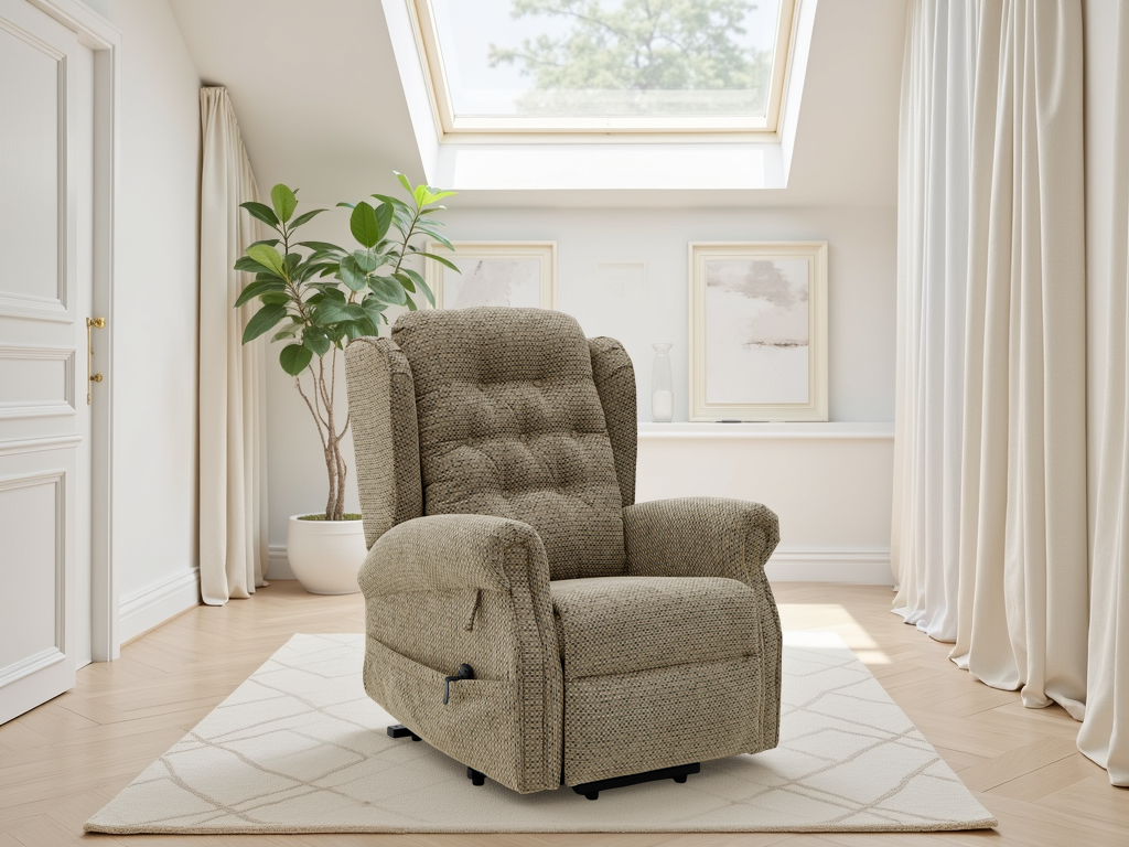 Sienna Rise and Recline Chair In Mink