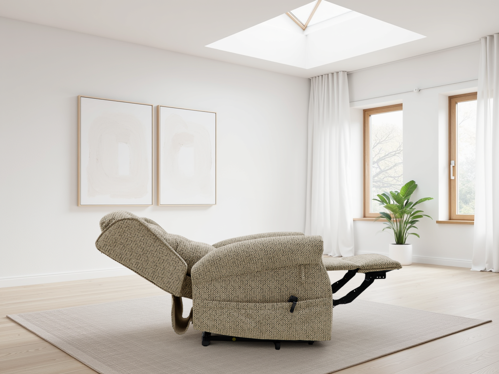 Sienna Rise and Recline Chair In Mink