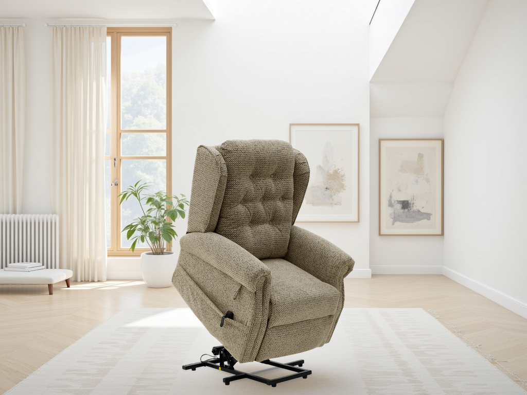 Sienna Rise and Recline Chair In Mink