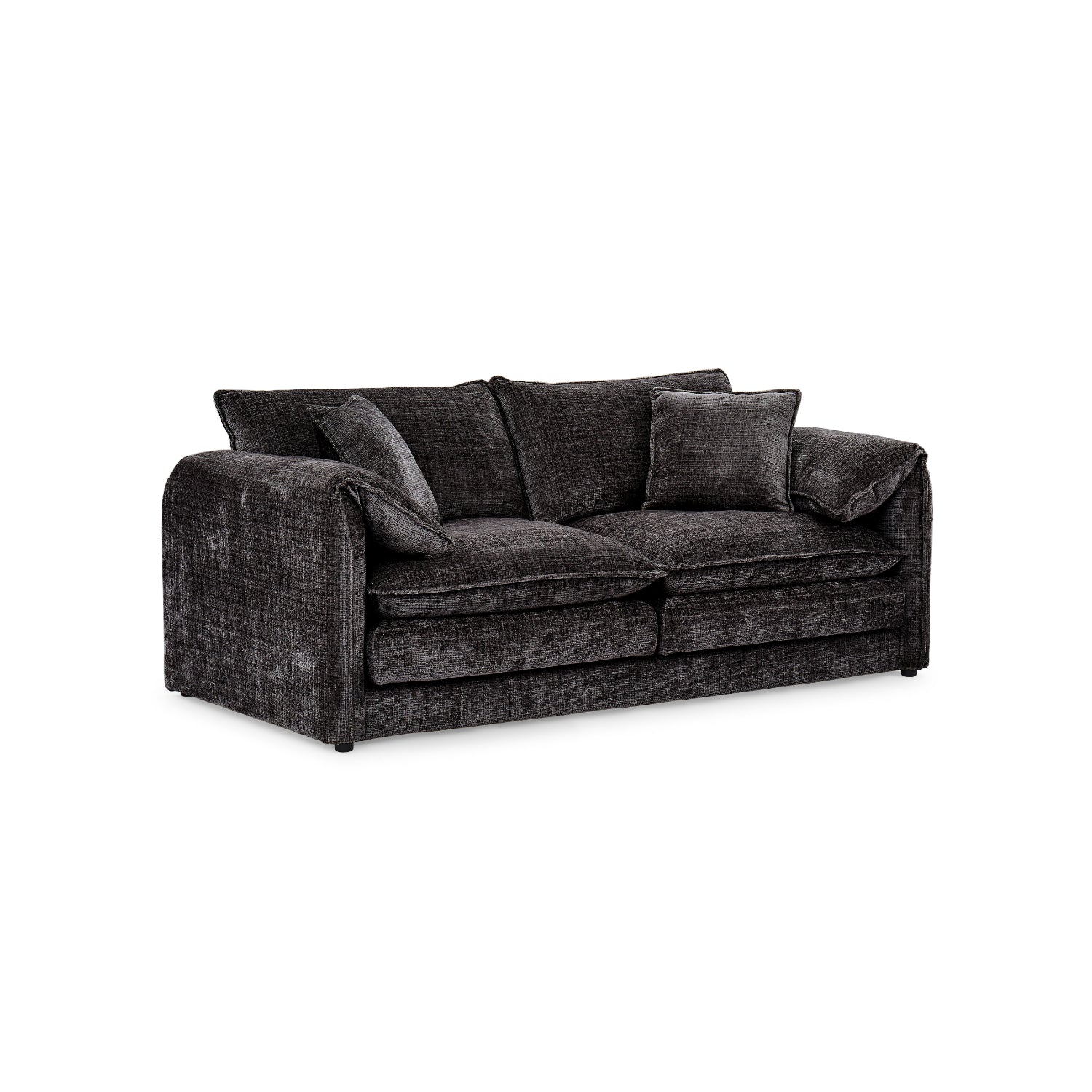 Solaya Sofa 3 Seater In Black