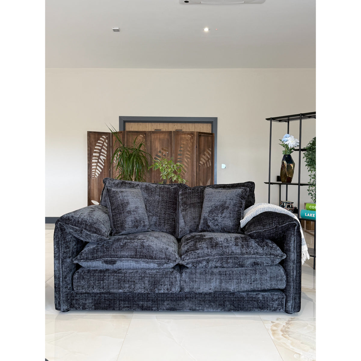 Solaya Sofa  2 Seater In Black
