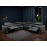 Somerville Electric Recliner Sofa Large Corner in Black