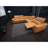 Somerville Electric Recliner Sofa Large Corner in Tan