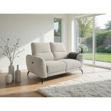 Sorrento Electric Recliner 2 Seater In Beige