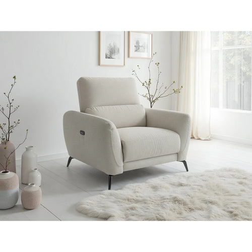 Sorrento Electric Recliner Armchair in Beige