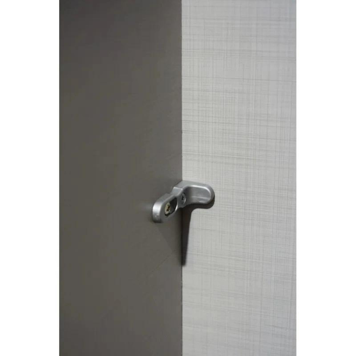 Newbury 3 Door Wardrobe with Mirror Drawer in Graphite and Oak Slat Effect - image 6