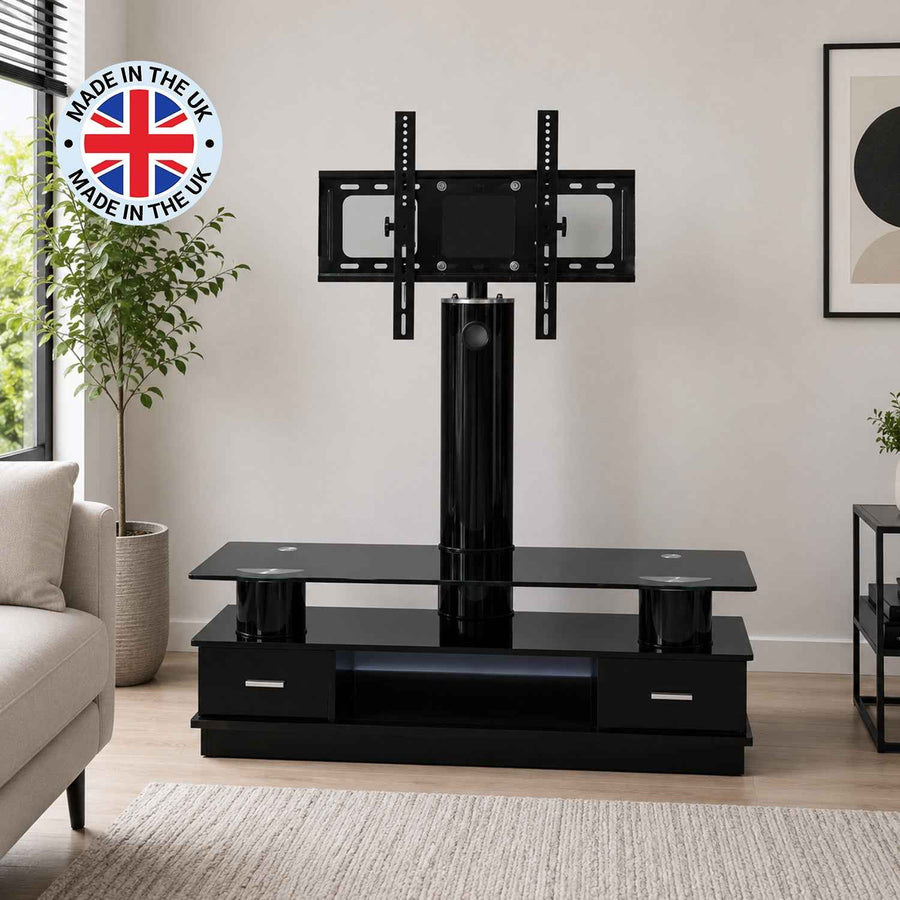 Lambourn TV Stand with Bracket and 2 Drawers