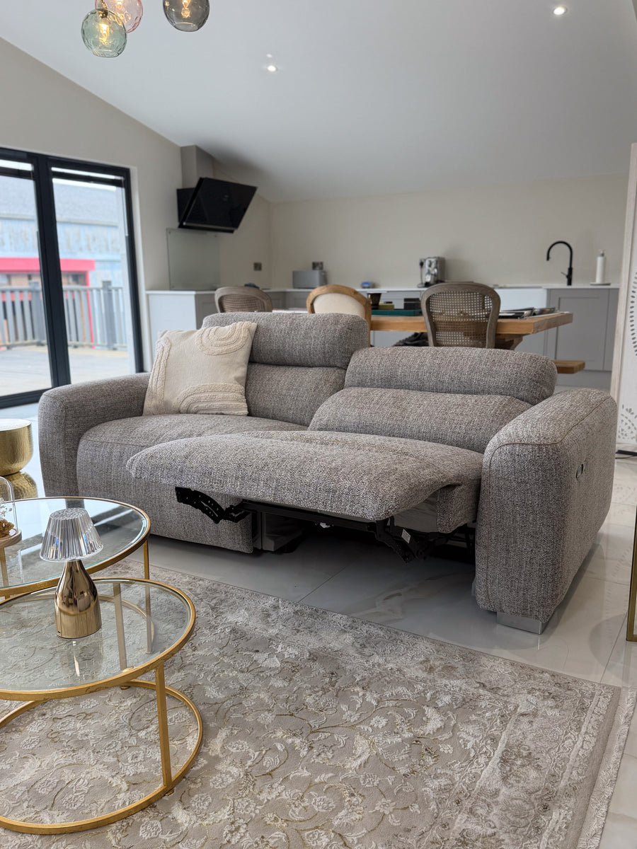 Buxton Beige 3 Seater Electric Recliner Sofa – view 3