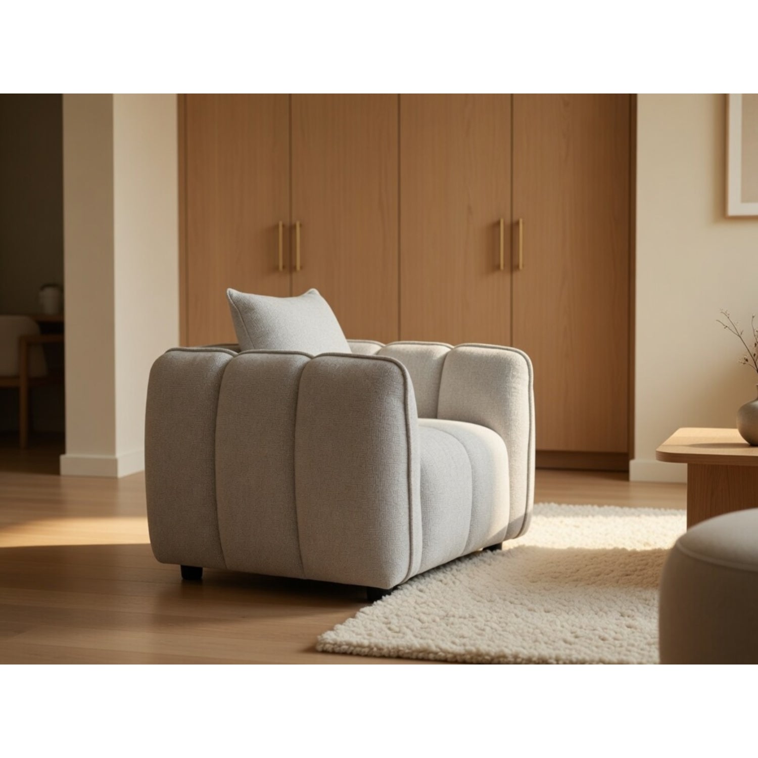 Venice Sofa Armchair in Grey