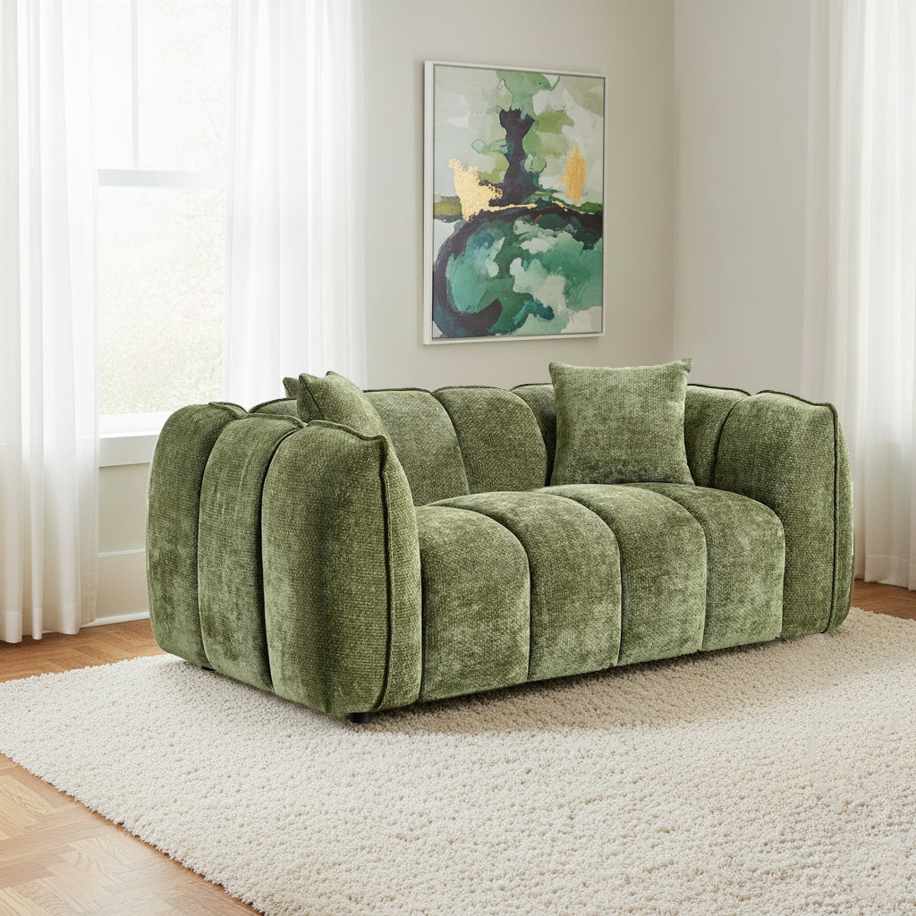 Venice 2 Seater Sofa In Olive