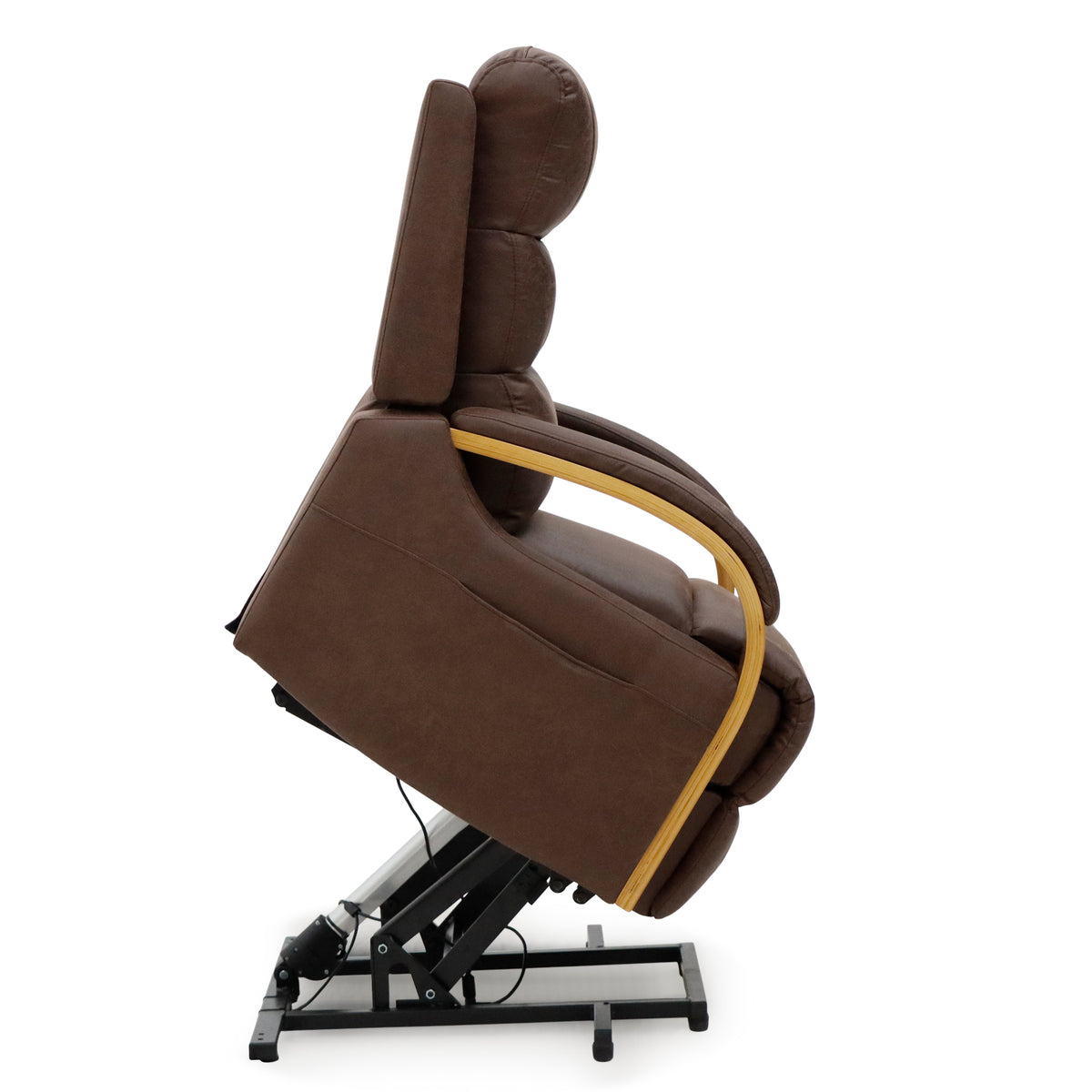 Vigo Electric Reclining Chair In Brown