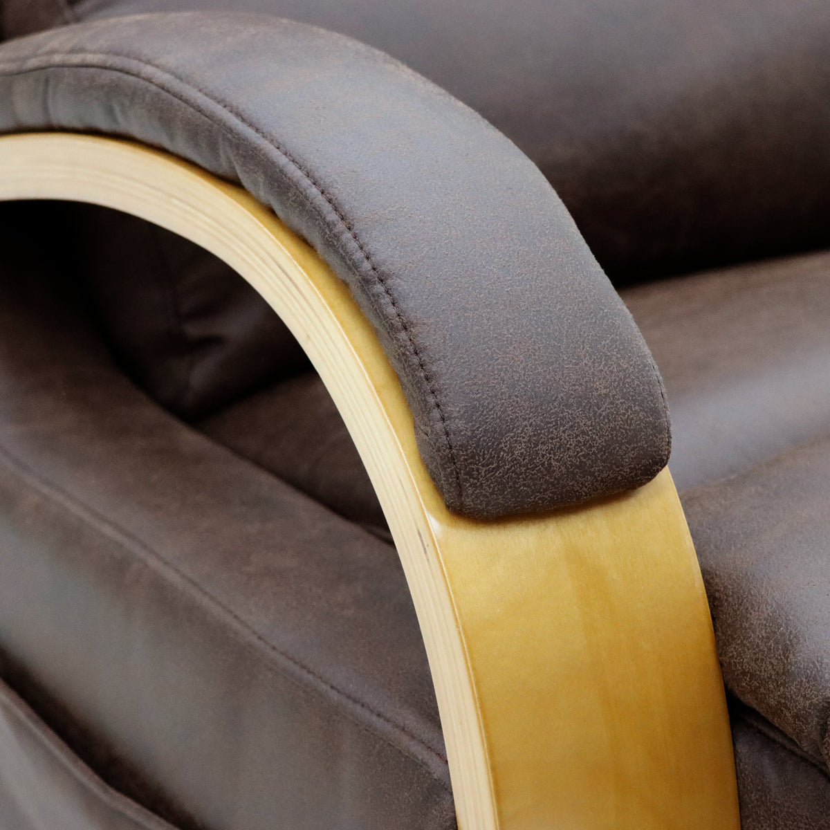 Vigo Electric Reclining Chair In Brown
