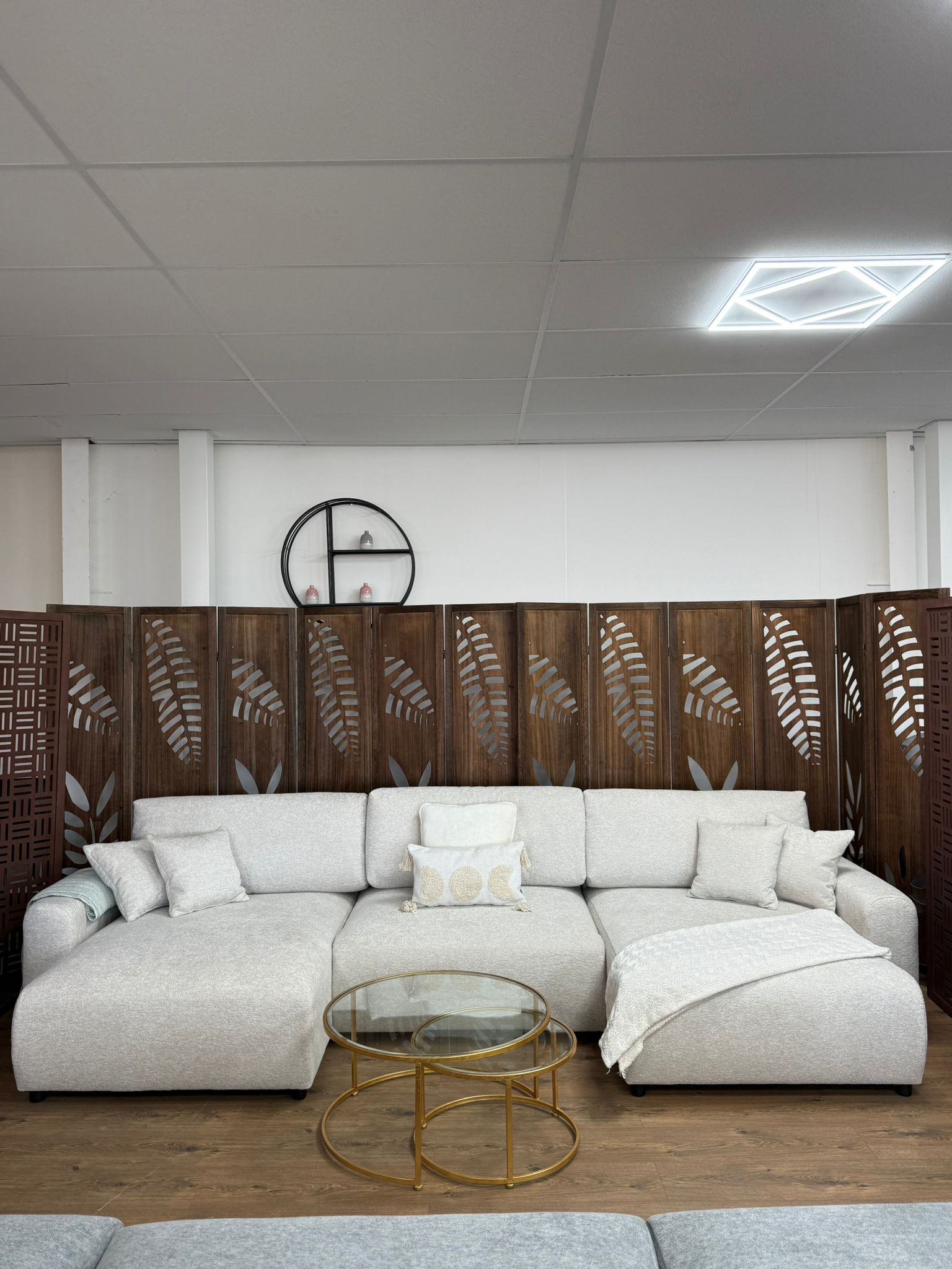 Luma Sofa  U Shape Corner In Beige