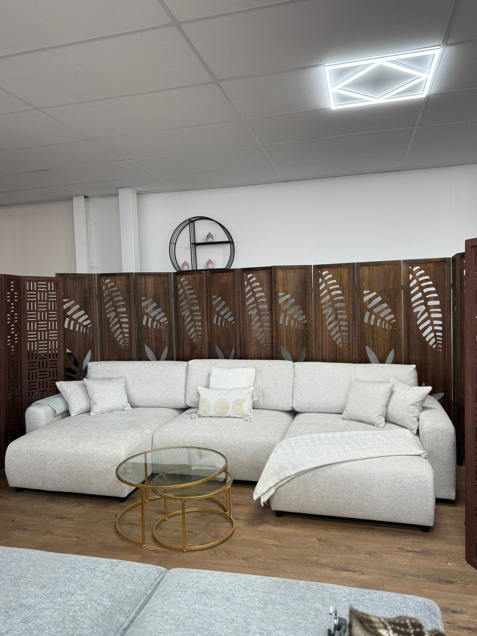 Luma Sofa  U Shape Corner In Beige