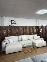 Luma Sofa  U Shape Corner In Beige