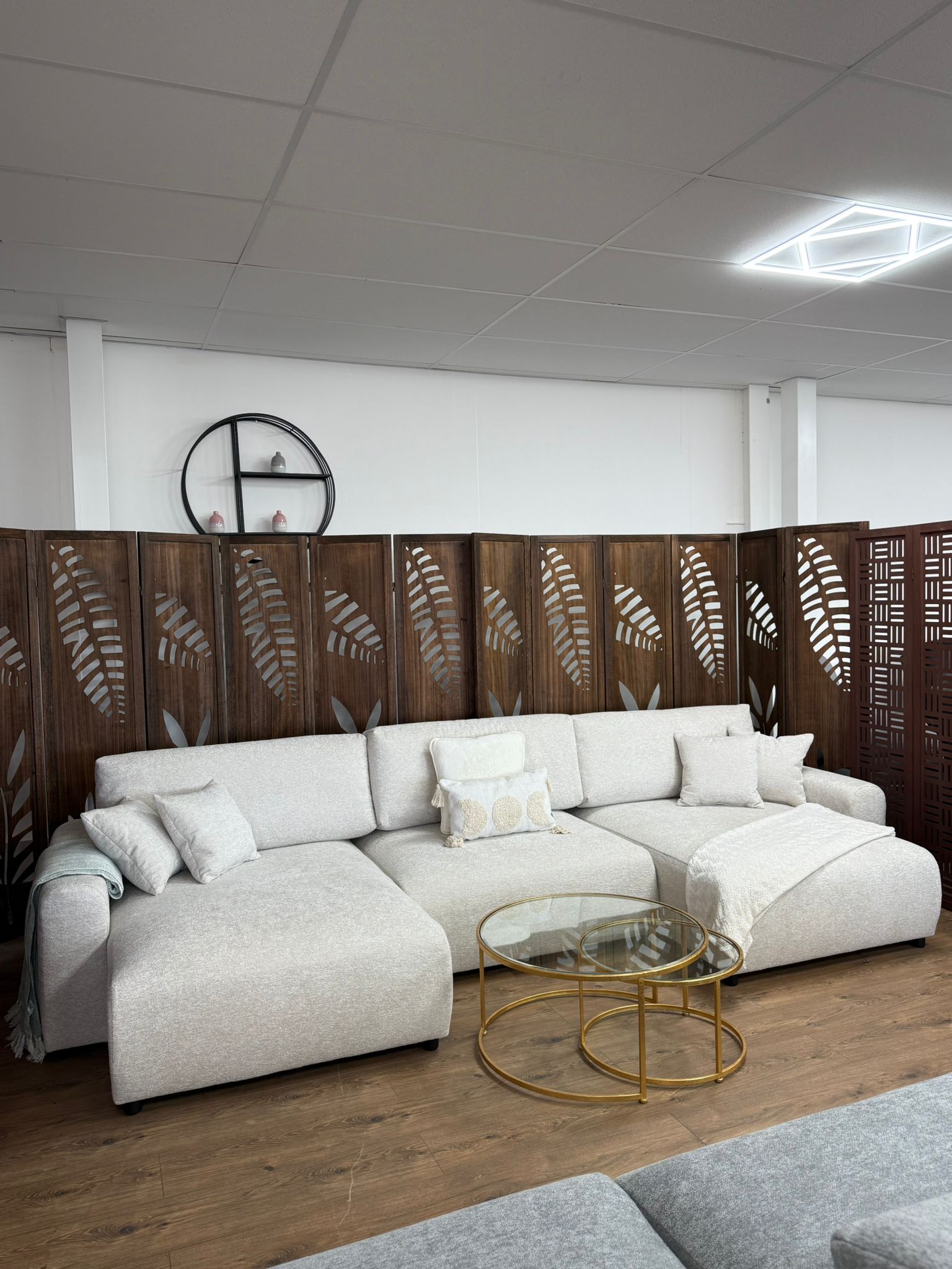 Luma Sofa  U Shape Corner In Beige