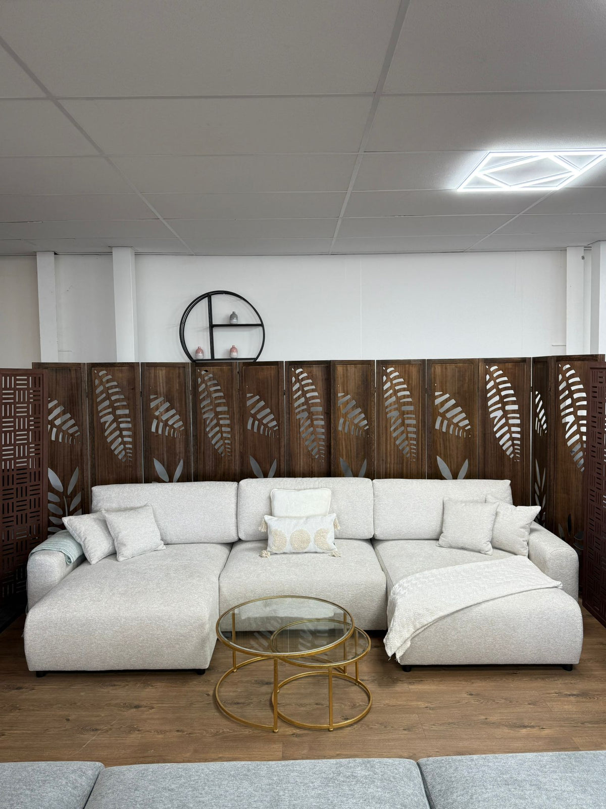 Luma Sofa  U Shape Corner In Beige