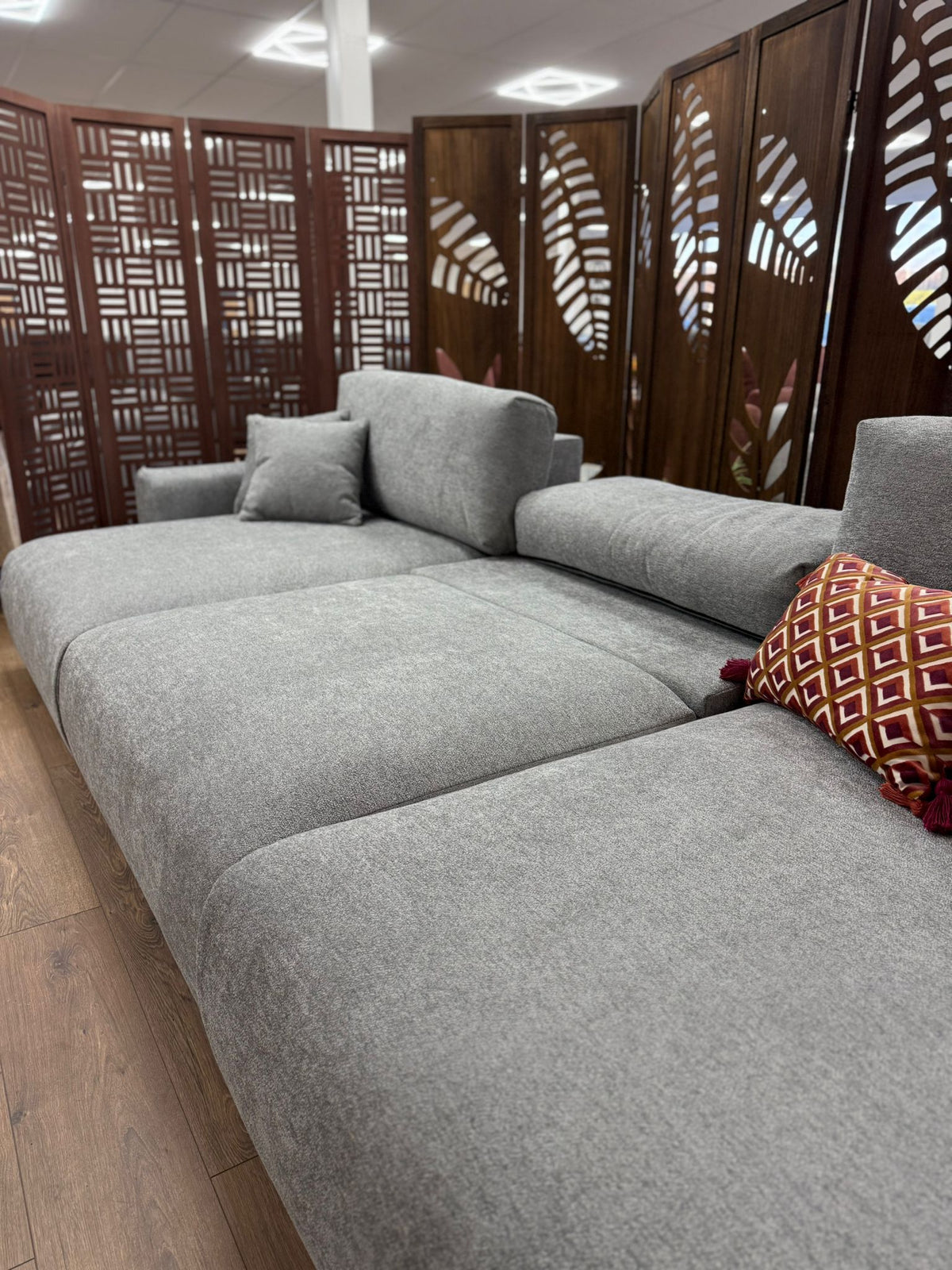 Luma Sofa U Shape Corner In Grey