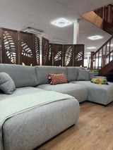 Luma Sofa U Shape Corner In Grey