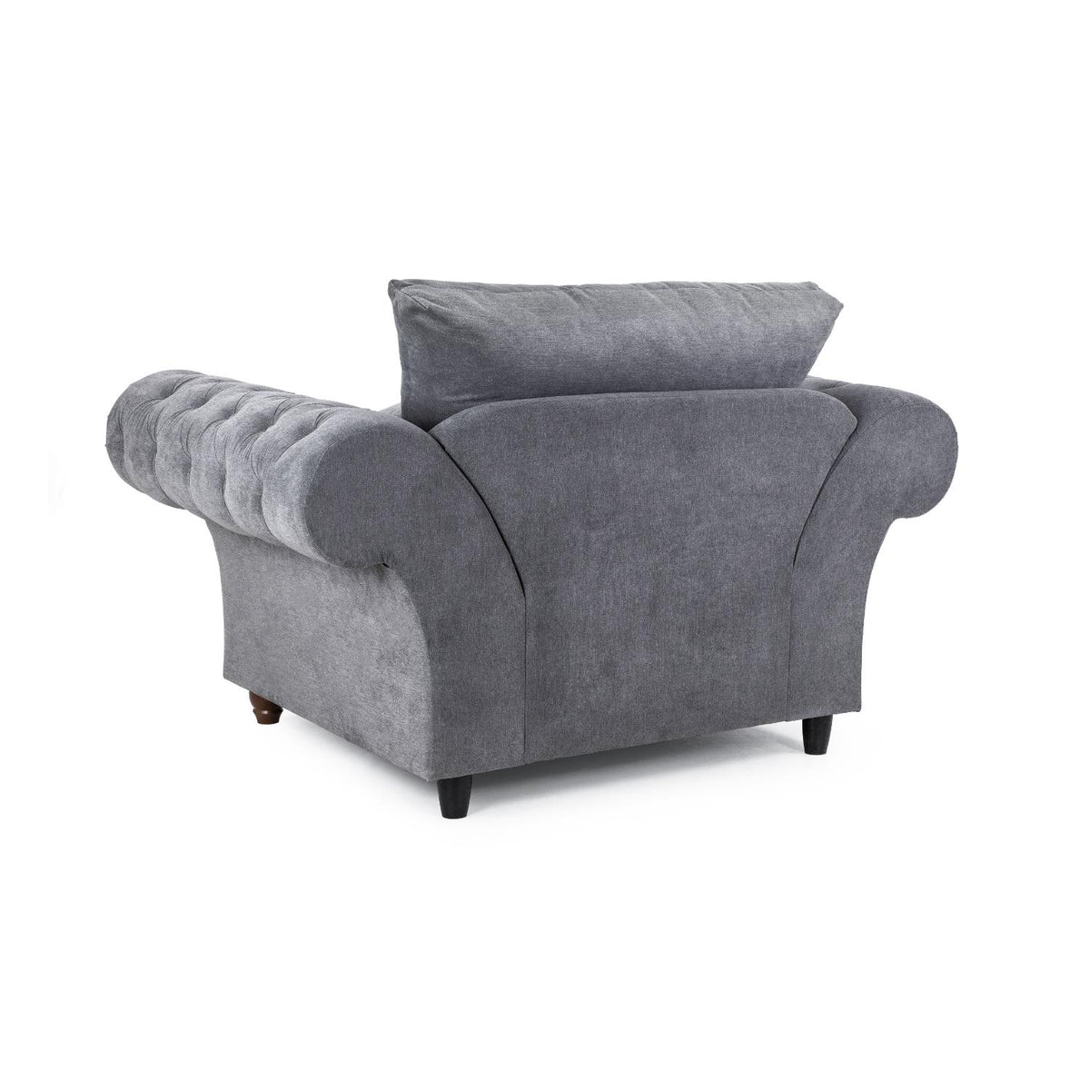 Windsor Fullback Sofa Armchair in Grey