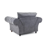 Windsor Fullback Sofa Armchair in Grey