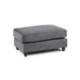 Windsor Fullback Sofa Footstool in Grey