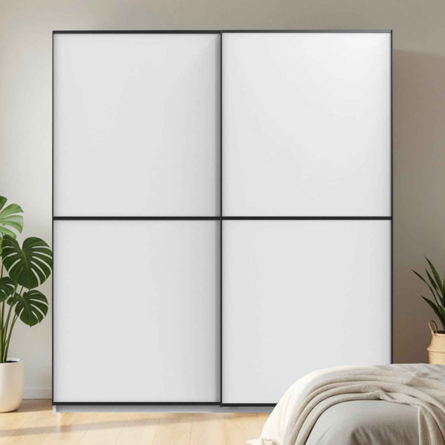 Ludlow White sliding Wardrobe Depth 65 CM