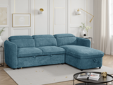 Capri Sofabed Universal Corner In Blue