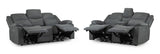 Harald Electric Recliner Sofa 3+2 Seater in Graphite