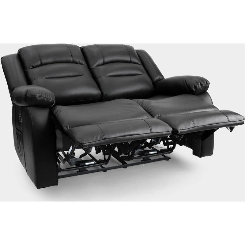 Alva Electric Recliner Sofa Black 2 Seater