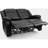 Alva Electric Recliner Sofa Black 2 Seater