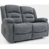 Alva Electric Recliner Sofa Graphite 2 Seater