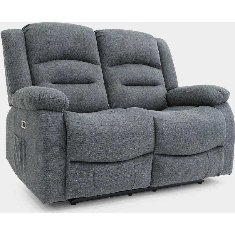 Alva Electric Recliner Sofa Graphite 2 Seater