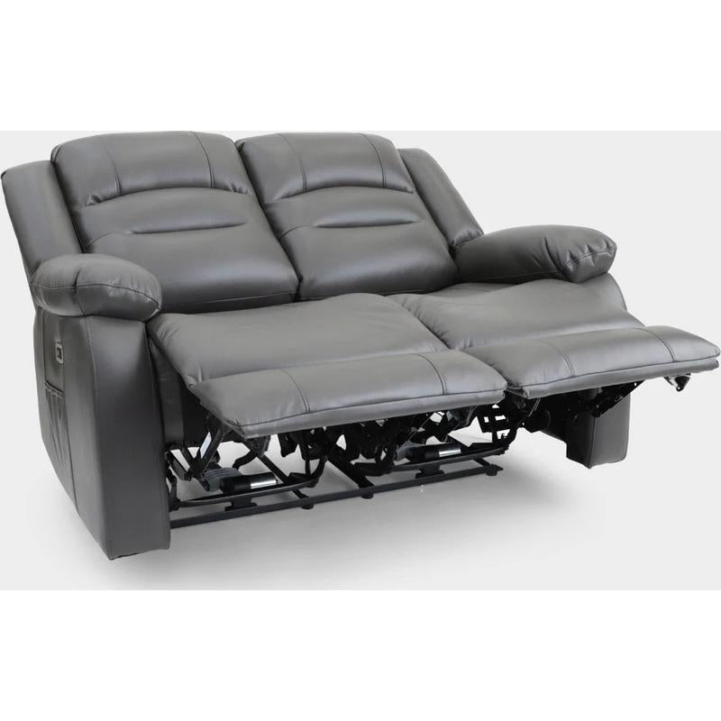 Alva Electric Recliner Sofa Grey 2 Seater