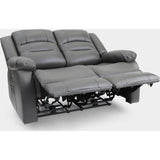Alva Electric Recliner Sofa Grey 2 Seater