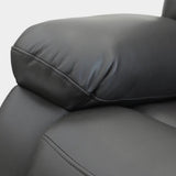 Alva Electric Recliner Sofa Grey 3 Seater