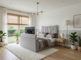 Sherlock Luxe Upholstered Television Bed Frame