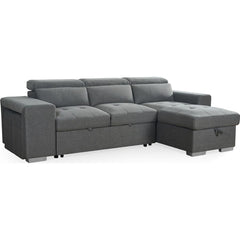 Artemis Universal Fabric Corner Sofabed - Grey