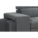 Artemis Universal Fabric Corner Sofabed In Grey