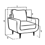 Aurora Sofa Armchair Grey