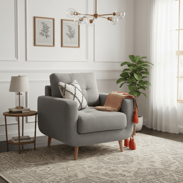 Aurora Sofa Armchair Grey