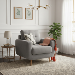 Aurora Sofa Armchair Grey