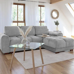 Azzuro Sofa Bed Grey Universal Corner